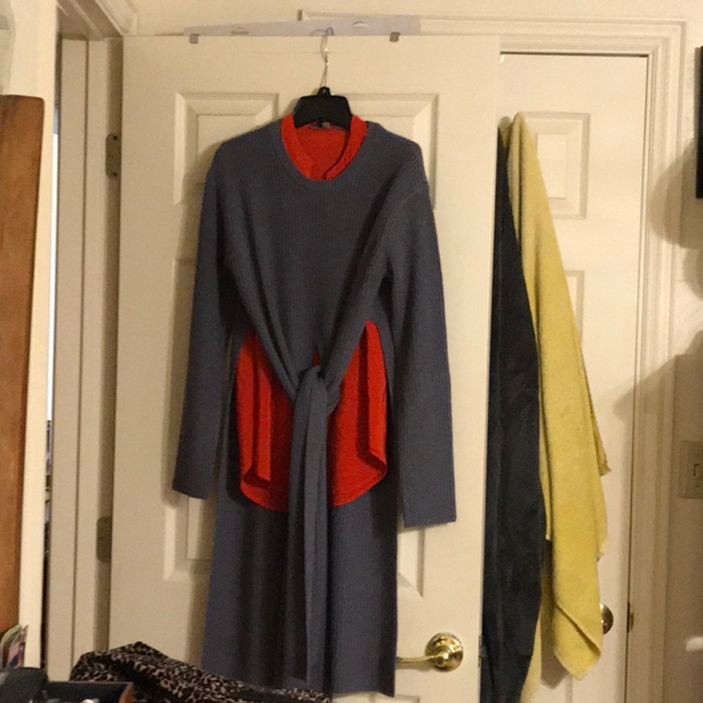 COPY - Very unique tie sweater